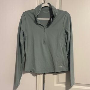 Under Armour Steel green Half-Zip Pullover